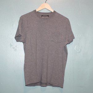 Abercrombie & Fitch Grey Icon Pocket Crew Tee